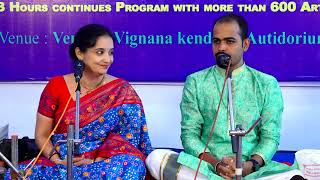 Saptagiri Sangeetha Saptaham  PURANDARA DASA  Mr Divya giridhar amp Anantraj Mestre  Vocal [upl. by Darwen]