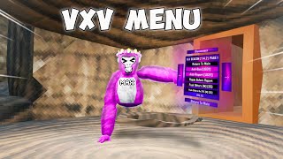 THE BEST FREE MENU  VxV Menu  Gorilla Tag Mods [upl. by Yenatirb]