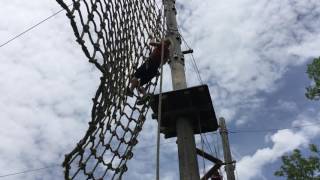 Nashville Shores Treetop Adventure Ropes Course [upl. by Yeleak692]