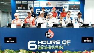 Bapco 6 Hours of Bahrain  Qualifying Press Conference [upl. by Spiers]