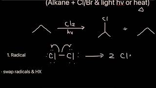 Halogenation Radical Reactions  Organic Chemistry [upl. by Gower]