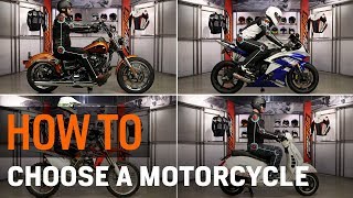 Motorcycle Types for Beginners  How to Choose at RevZillacom [upl. by Sibie647]