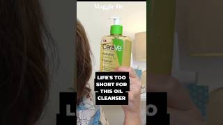 Cerave Cleansing Oil HONEST Review changed my mind skincareover50 cerave shorts [upl. by Nida]