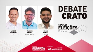 Debate completo à Prefeitura de Crato no Ceará  Eleições 2024  Assista na íntegra [upl. by Primo]