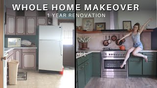 Whole Home Makeover  1 Year Transformation House Remodel [upl. by Rodablas342]