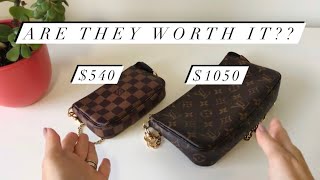 Are They Worth It LOUIS VUITTON Mini Pochette amp Pochette Accessoires [upl. by Ettelimay]