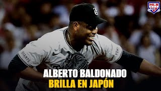 BALDONADO BRILLA EN EL BÉISBOL DE JAPÓN [upl. by Atoiganap]