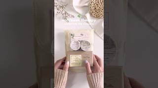 🌿 hinoki into the meadow collection from notebook therapy aesthetic journaling unboxing asmr [upl. by Sikata648]