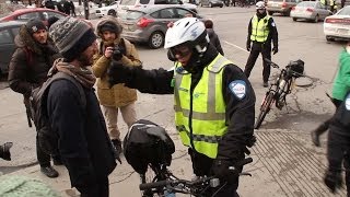 Manifestation Brutalité Policière 15 Mars 2014  Montréal Police Brutality Protest [upl. by Keller]