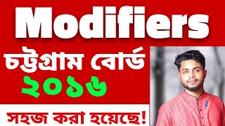 Modifier  HSC Modifiers Board Question  Modifiers Ctg Board 2016  hscmodifier [upl. by Sybil]