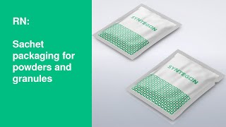 RN Sachet packaging for powders and granules [upl. by Luke]