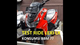 Review and Test Ride Yamaha Lexi LX 155 [upl. by Anitahs]