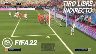 🔴 FIFA 22 🎮 GOL DE MESSI TIRO LIBRE INDIRECTO 🔴 [upl. by Eldwin556]