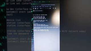 Arch Linux Setup WiFi in Installation ISO shorts [upl. by Drofnas]