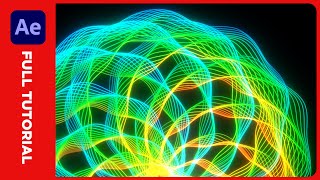 Animated Spirograph After Effects Tutorial [upl. by Enovahs53]