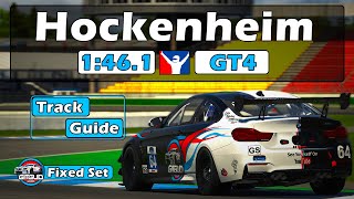 iRacing GT4 Challenge Hockenheimring Track Guide  1461 [upl. by Attenra]