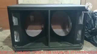 DOUBLE 18quot BASS SPEAKER CABINET [upl. by Nytsirhc]