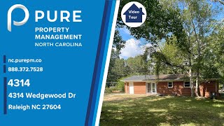 4314 Wedgewood Dr Raleigh NC 27604 [upl. by Euqinom384]