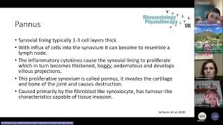 Rheumatology Physiotherapy UK Rheumatoid Arthritis February 2024 [upl. by Ainyt]