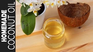 বাসায় তৈরি করুন ১০০ খাঁটি নারকেল তেল  Homemade Coconut Oil  How To Make Pure Coconut Oil At Home [upl. by Nahsar]