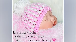 Easy Crochet Baby Hat Pattern for Every Size  Create Adorable Hats from Scratch with scrap yarn [upl. by Ajani]