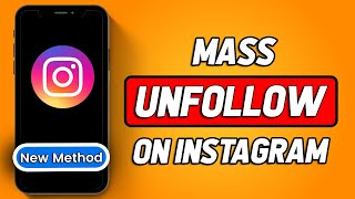 How To Mass Unfollow On Instagram 2024 Updated [upl. by Noiemad]