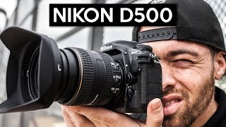 NIKON D500  super 4K Spiegelreflexkamera  Review aus Frankfurt am Main [upl. by Nana]