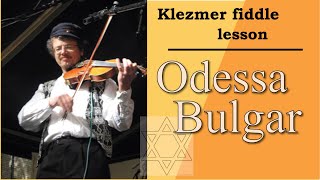 Odessa Bulgar klezmer violin lesson [upl. by Snebur]