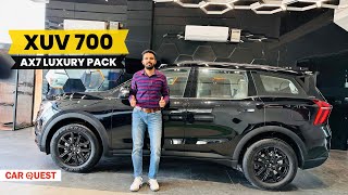 2024 Mahindra XUV 700 Walkaround  AX7 Luxury Pack  Car Quest [upl. by Yecac]