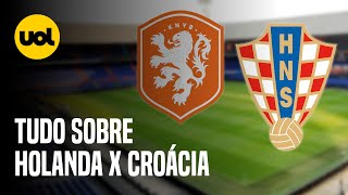 HOLANDA X CROÃCIA ONDE ASSISTIR AO VIVO HORÃRIO E ESCALAÃ‡Ã•ES NA SEMIFINAL DA LIGA DAS NAÃ‡Ã•ES [upl. by Esemaj]