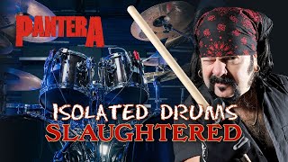 PANTERA  SLAUGHTERED DRUMLINE ONLY ALBUM VERSION [upl. by Acessej]