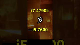 i7 4790k vs i5 7600 Test in Games [upl. by Lebna]