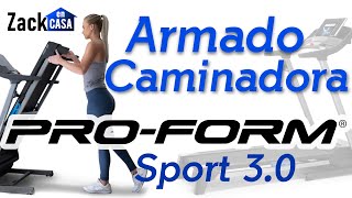 Armado Caminadora Proform Sport 30 [upl. by Artimid]