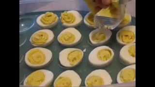 Deviled Eggs Recipe  Simple Deviled Eggs Recipe with Mustard [upl. by Kizzee]