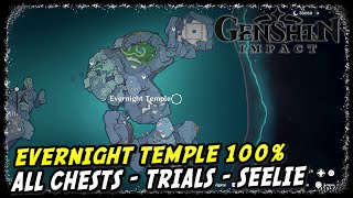 Enkanomiya Evernight Temple All Treasure Chests Seelie amp Time Trial Challenges  Genshin Impact [upl. by Farlee]