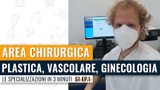 Le specializzazioni in 3 minuti  area chirurgica plastica vascolare ginecologia [upl. by Hadeis588]