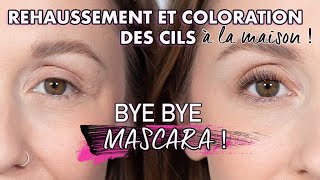 REHAUSSEMENT et COLORATION DES CILS à la maison [upl. by Etolas]