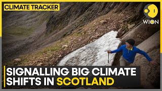 Scotlands sphinx snow patch is vanishing  WION Climate Tracker  World News  WION [upl. by Adnirb297]