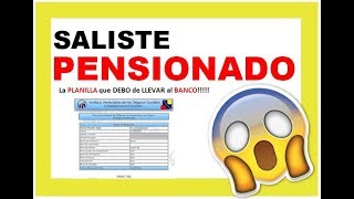 IVSS PENSIONADOS nuevos PLANILLA ‼️ [upl. by Shandra625]