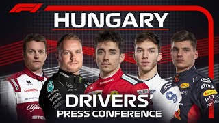 2020 Hungarian Grand Prix PreRace Press Conference [upl. by Aneet863]