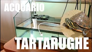 Come FARE lAcquario delle TARTARUGHE dAcqua Dolce Allestimento Acquario [upl. by Anaes]