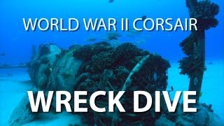 WWII Corsair Wreck Dive  UnderH2O  PBS Digital Studios [upl. by Paluas]