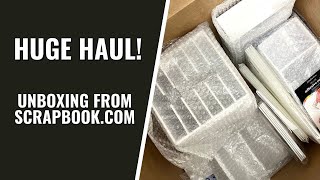 UNBOXING  WHAT SCRAPBOOKCOM SENT TO ME [upl. by Doug289]