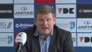 Hein Vanhaezebrouck erg tevreden met loting tegen Tottenham maar quotNiet haalbaarquot [upl. by Ettigdirb780]