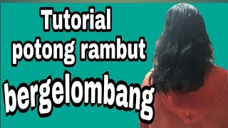 TUTORIAL POTONG RAMBUT BERGELOMBANGTKW HONGKONG [upl. by Gathard]