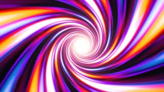 Fast Color Vortex Spiral Swirling in Abstract Psychedelic Tunnel 4K Motion Background for Edits [upl. by Emlynne]