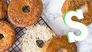 Homemade Bagel Recipe  SORTED [upl. by Ahsinad]