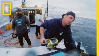 Catch of the Week  Nine Foot Monster  Wicked Tuna Outer Banks [upl. by Nnarefinnej]