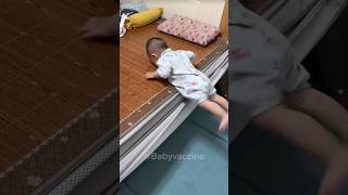 Baby vaccines action at hospital 🏥 and funny 😂 baby love cute family babygirl happy funny [upl. by Kowalski]