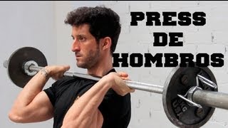 Press de hombros Shoulder press Press Militar [upl. by Catie224]